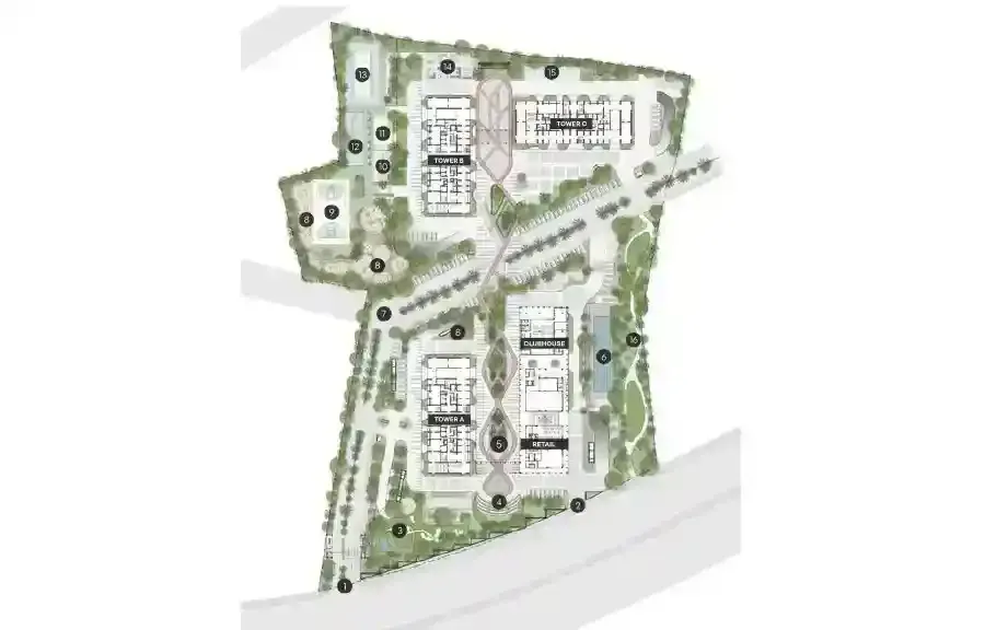 Assetz Naru and Nami master plan layout